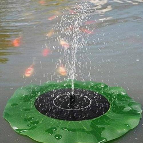 Decor de gradina pompa solara fantana in forma de lotus panou solar rezistent la apa pompa baie de pasari pentru iaz piscina decorare gradina fontai