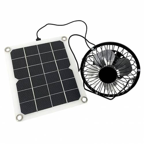 10W 4 inci panou solar mini ventilator ventilator cu efect de sera pentru animale de companie solare / USB ventilator de evacuare alimentat pentru...
