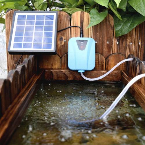 NEW2022 NOU Adeeing Oxigenator cu energie solara Pompa de oxigen pentru apa Aerator pentru iaz Pompa de aer pentru acvariu Pompa de apa cu panou...