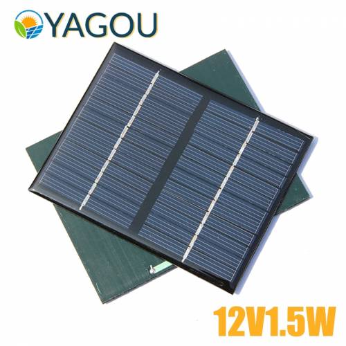 12V 15W Panou solar DIY Placa solara Jucarii pentru exterior Mini Sistem solar Baterie Incarcatoare pentru telefon mobil Casa portabila PET Celula...
