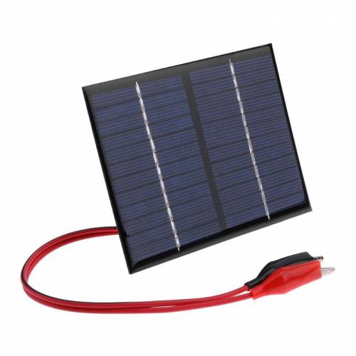 15W 12V Panouri solare pentru baterii Modul de celule Polysilicon Flexibil DIY Panou solar Power Bank Incarcator de baterii cu clema