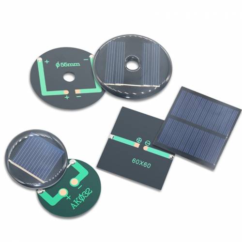 1buc 2V 3V 50mA 100mA 125mA Panou solar mono / policristalin / modul de baterie cu celule solare Placa epoxidica Placa de generare de energie PET