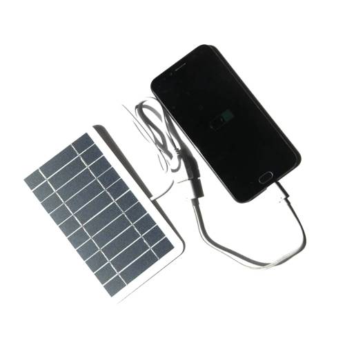 2W 5V 0-400MA Incarcator cu panou solar PET laminat Panou solar Interfata USB Telefon mobil Incarcator baterie DIY Panou solar Celula