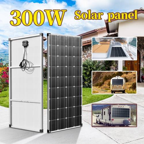 300w panou solar kit 12v 150w 100w 50w 20w 5v incarcator de baterie cu celule monocristaline pentru telefon mobil autoutilitare camper RV barca 1000w
