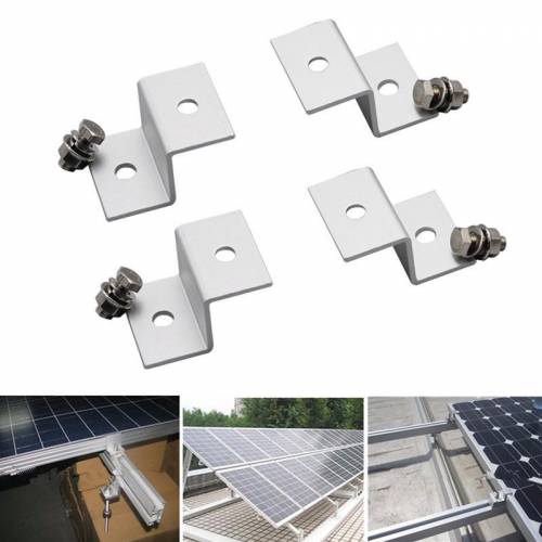 5 seturi Suport de montare panou solar Tip Z Solar Ssytem Suporturi de instalare Aluminiu W / Surub inox