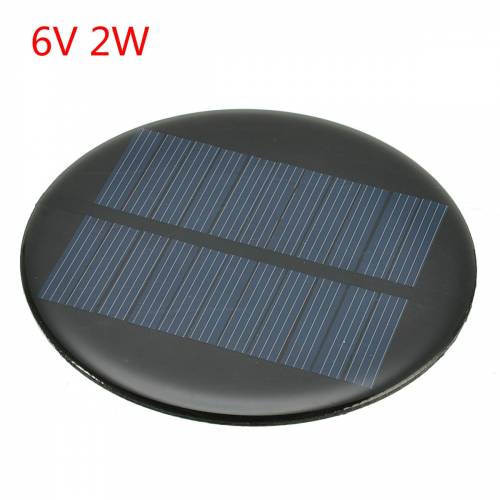 6 Tip Panou solar 6V 2W 035A / 55V 50mA Energie solara DIY Mini siliciu policristalin Modul de celule solare Panou solar Placa epoxidica