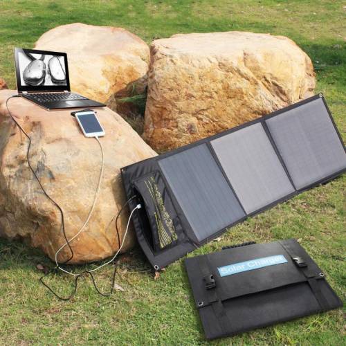60w panou solar pliabil DC 18v usb 5v incarcare mobil incarcator solar portabil pentru laptop auto camping acasa baterie externa 12v