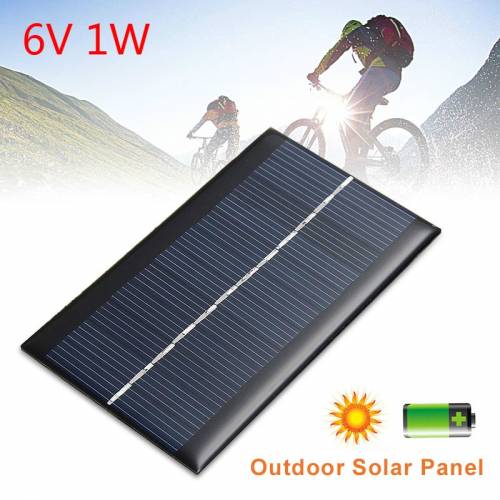 6V 1W panou solar standard epoxi policristalin siliciu Mini DIY modul panou sistem pentru baterie modul de incarcare a energiei celule solare