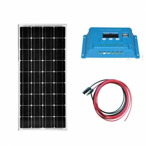 Kit solar Zonnepaneel 100 w 12v Controler baterie solar 12v 10A Sistem solar acasa Autocaravana Solar 12 v Caravan de camping