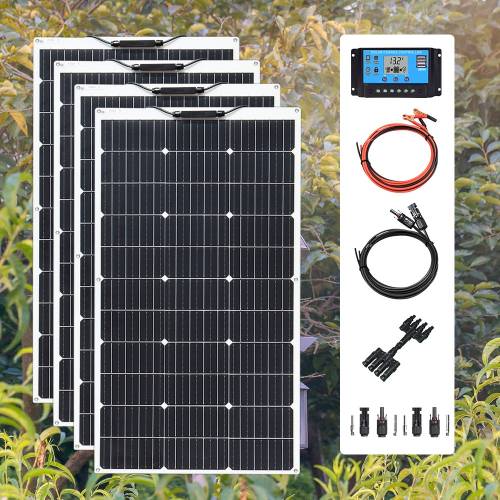 NOU Panou Solar Flexibil 300w 200w 100w 400w PET Fotatic PV Celula monocristalina 12V 24V Incarcator de baterie Kit sistem de acasa