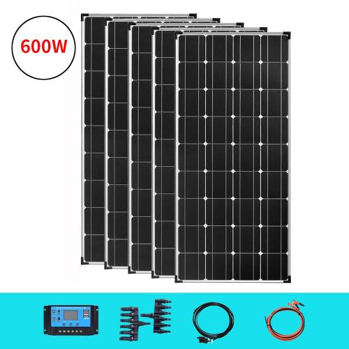 Panou solar 18v 120W - 600w panele solare 12v 24v 36v 360w incarcator baterie celulara Placa solara Aplicatii fotovoltaice in afara retelei