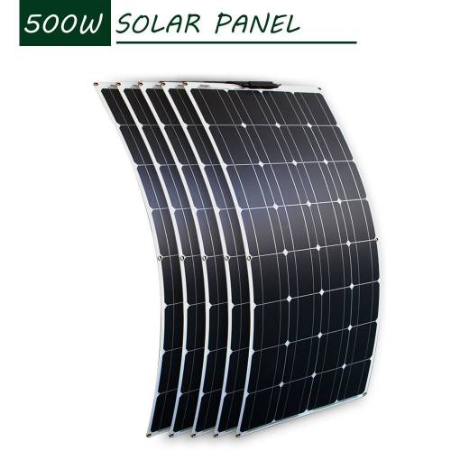 Panou Solar 500w Monocristalin Energie Solara Impermeabil 12V Montare Panou Semiflexibil Solar 100w 200w 300w 400w pentru Barca