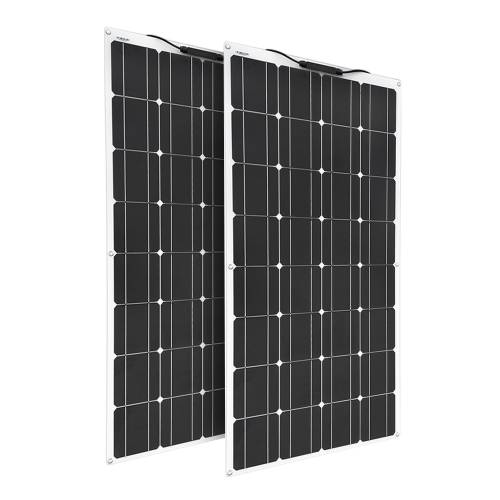 Panou solar flexibil 100W 200W 120w 240w Celula solara monocristalina Pentru incarcator baterie 12V 24V kit sistem de acasa