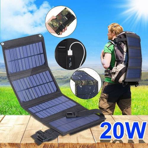 Panou solar pliabil USB 2022 - flexibil - mic - impermeabil - 5V - panouri solare pliabile - celule pentru telefon mobil - incarcator de baterie