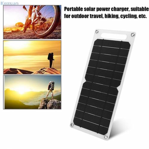 Panou solar USB 1*5V Panou solar USB de mare putere 5V in aer liber Impermeabil Excursie Camping Celule portabile Incarcator solar pentru telefon...