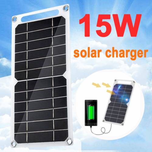 Panou solar USB de mare putere de 5V - in aer liber - excursie - camping - celule portabile - baterie - incarcator solar pentru telefon mobil