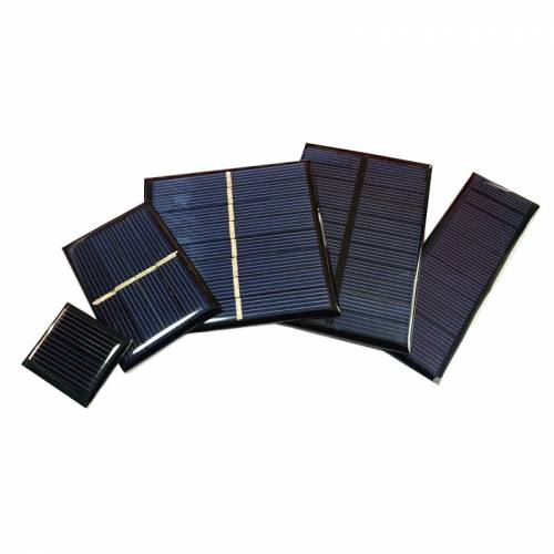 Vanzare completa Panou solar Min 0 - 5V 1V 2V 3V 4V 5V 6V 80MA 100MA 120MA 130MA 160MA 210MA Celula solara pentru incarcator solar DIY