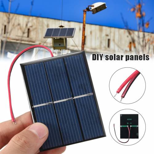 Micro Mini Celule Solare Compacte 80 x 60mm Panouri solare Alimentare Acasa Proiecte DIY Jucarii si baterii Incarcatoare portabile solnecny‘e paneli