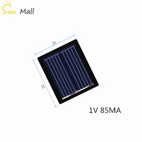 Mini panou solar din siliciu policristalin 1V 85MA / 80MA Sistem solar DIY pentru incarcatoare de baterii