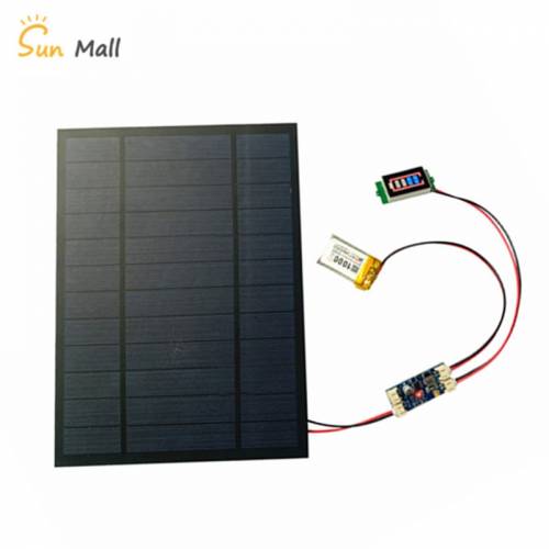 Panou solar / sistem solar DIY 6V 45W 6W 10W 9V 42W 10W - incarcator solar minim baterie DIY KIT Cablu PH 20 cu afisaj baterie