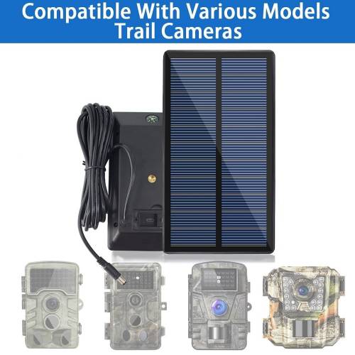 Celula solara Mini panou solar Baterie reincarcabila incorporata pentru camera de vanatoare Outoor 12V/1A 6V/2A Panou solar IP65 rezistent la apa
