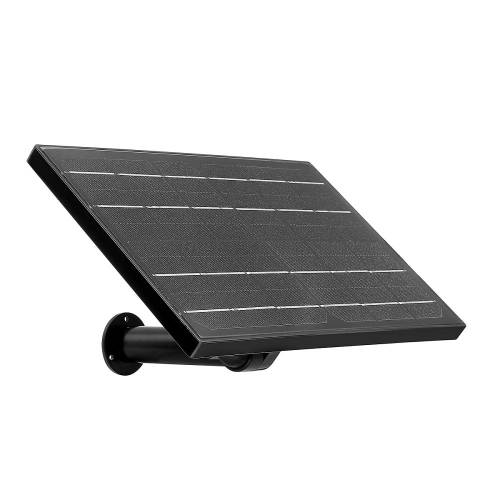 Mini panou solar negru - rezistent la apa - cu 18650 - USB incarcat cu baterie - 5V DC12V - pentru camera IP/router - sistem de panouri solare in aer...