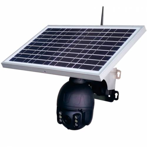 TUYA APP 1080P HD Solar Solar Wi-Fi PTZ Camera solara cu panou solar de 15W si baterie de litiu incorporata de 12000mAh