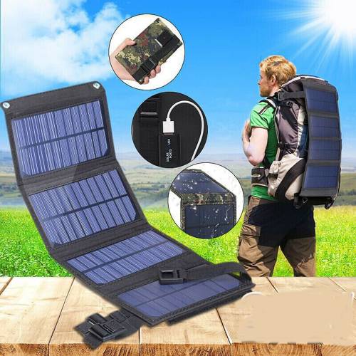 2022 Noul panou solar Echipament de camping 20W Incarcatoare solare portabile Materiale de camping rezistente la apa Gadget de supravietuire...